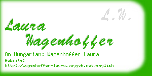 laura wagenhoffer business card